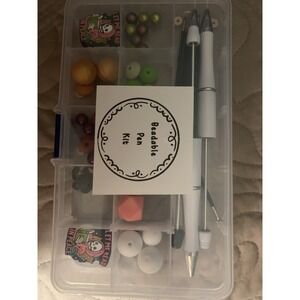 Skeleton Let Me Read Beadable Pen Kit DIY  Includes 3 Pens 3 Focals Refills‎ 3
